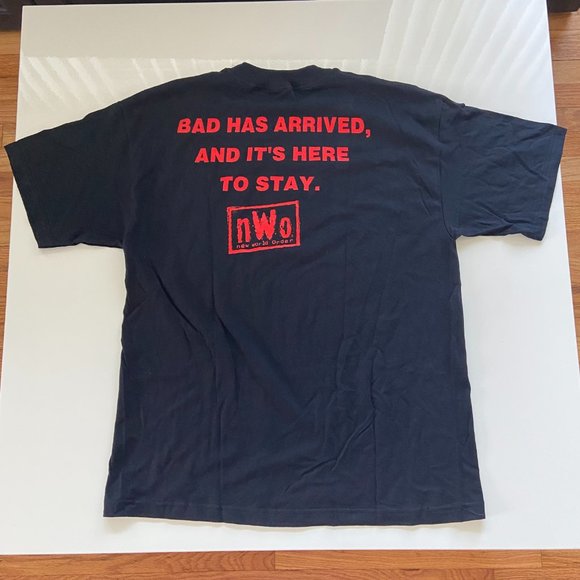 NEW Vintage 1998 NWO Wolfpac T-Shirt Mens XL WCW Wrestling New World Order 90s - Picture 5 of 8